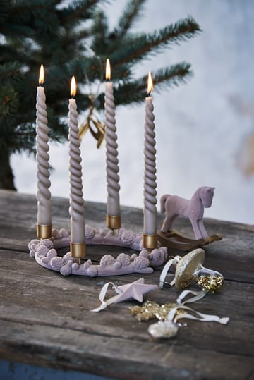 Colgante de navidad Cristelle 9 cm - light gold - Lene Bjerre