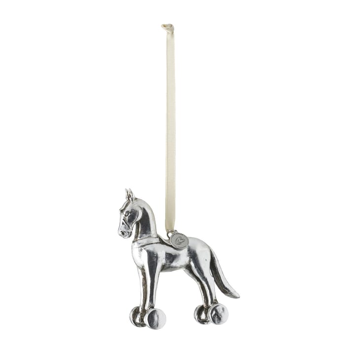 Colgante de navidad Serafina caballo 11 cm - plata antigua - Lene Bjerre