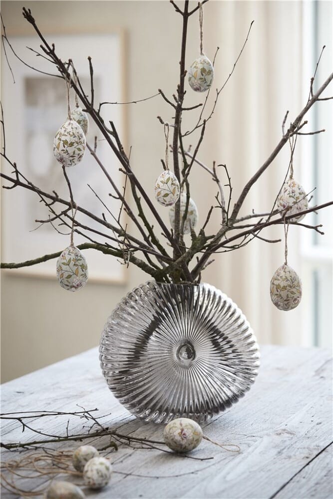 Colgante de Pascua Essilia 4,5 cm, White Lene Bjerre