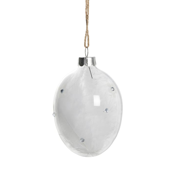 Colgante de Pascua Estille 8,8 cm - Clear-white - Lene Bjerre