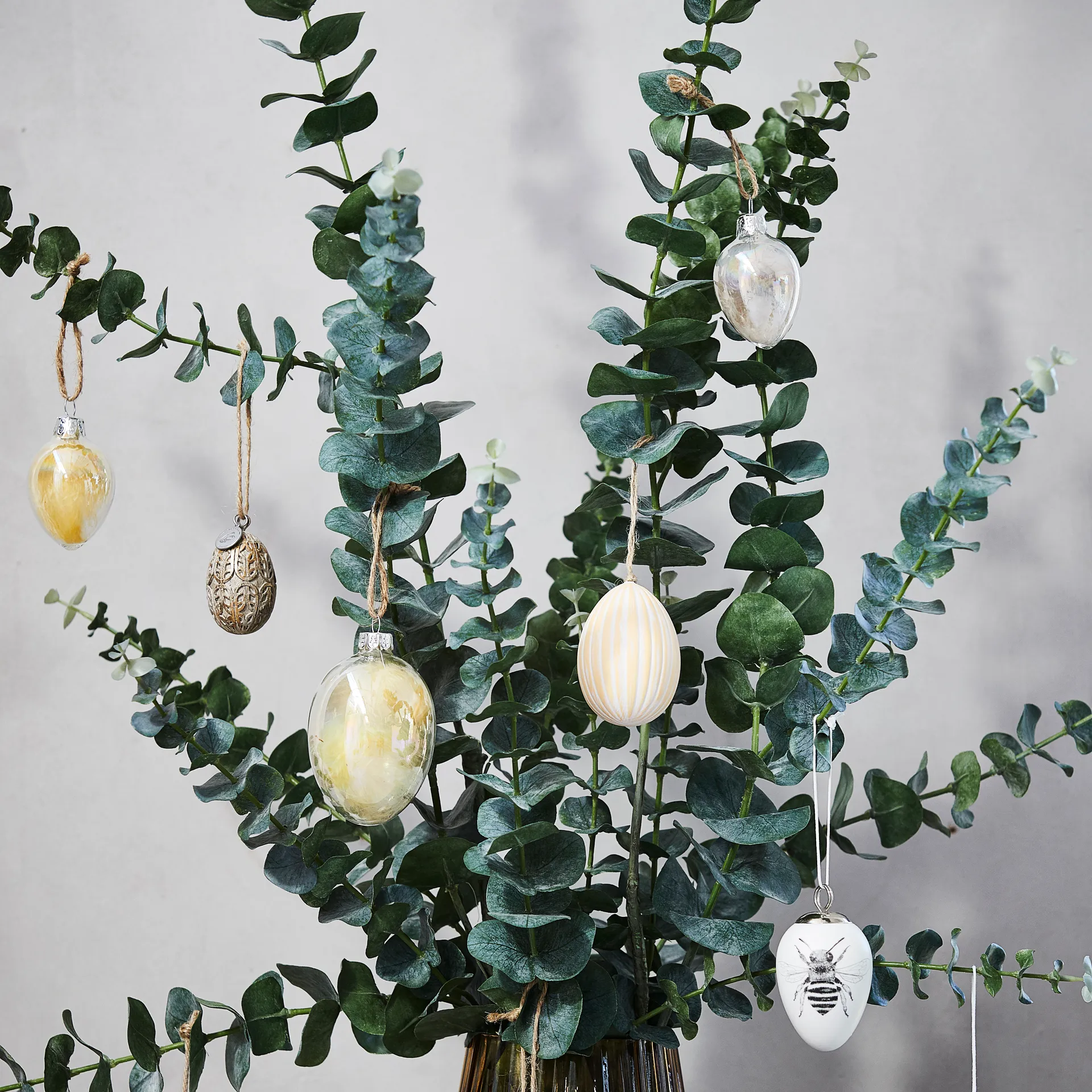 Colgante de pascua Estinia 6 cm, Mauve chalk Lene Bjerre