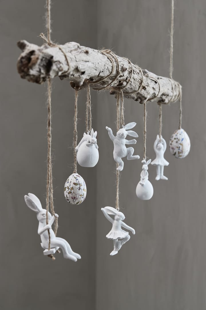 Colgante de Pascua Semina 7 cm, White Lene Bjerre
