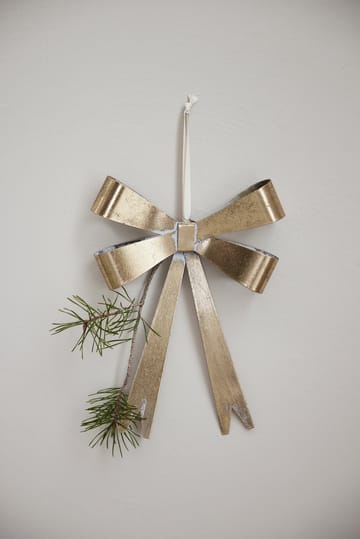 Colgante decorativo Missia lazo 25 cm - Dorado claro - Lene Bjerre