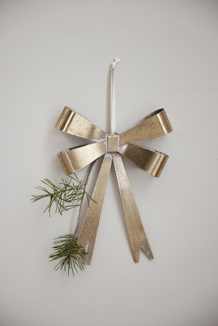 Colgante decorativo Missia lazo 25 cm, Dorado claro Lene Bjerre