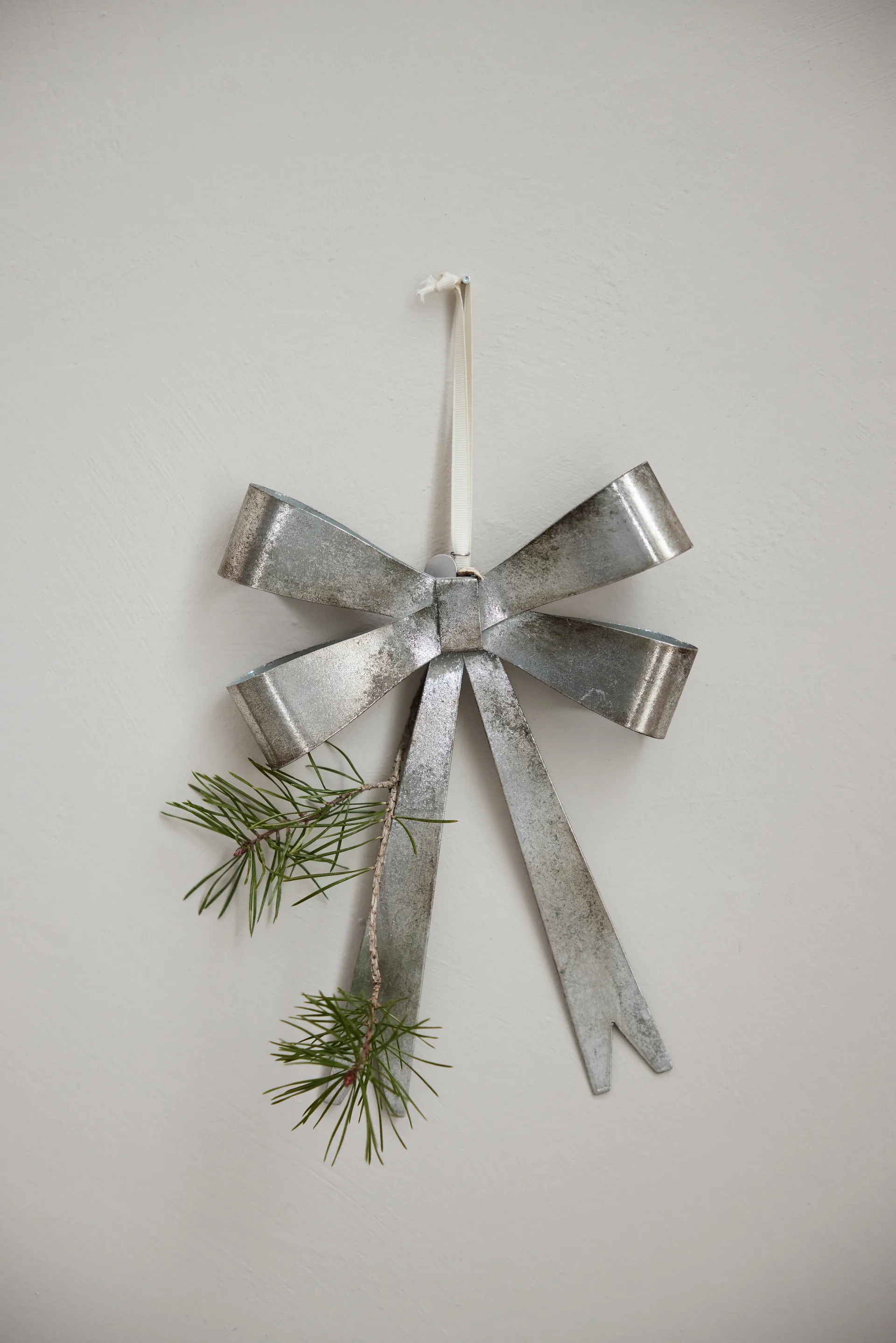 Colgante decorativo Missia lazo 25 cm, Plata Lene Bjerre