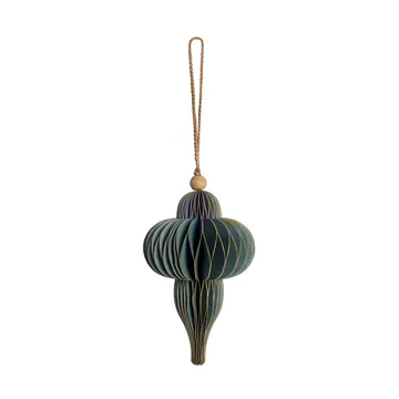 Colgante decorativo Paline 10 cm - Green-silver - Lene Bjerre