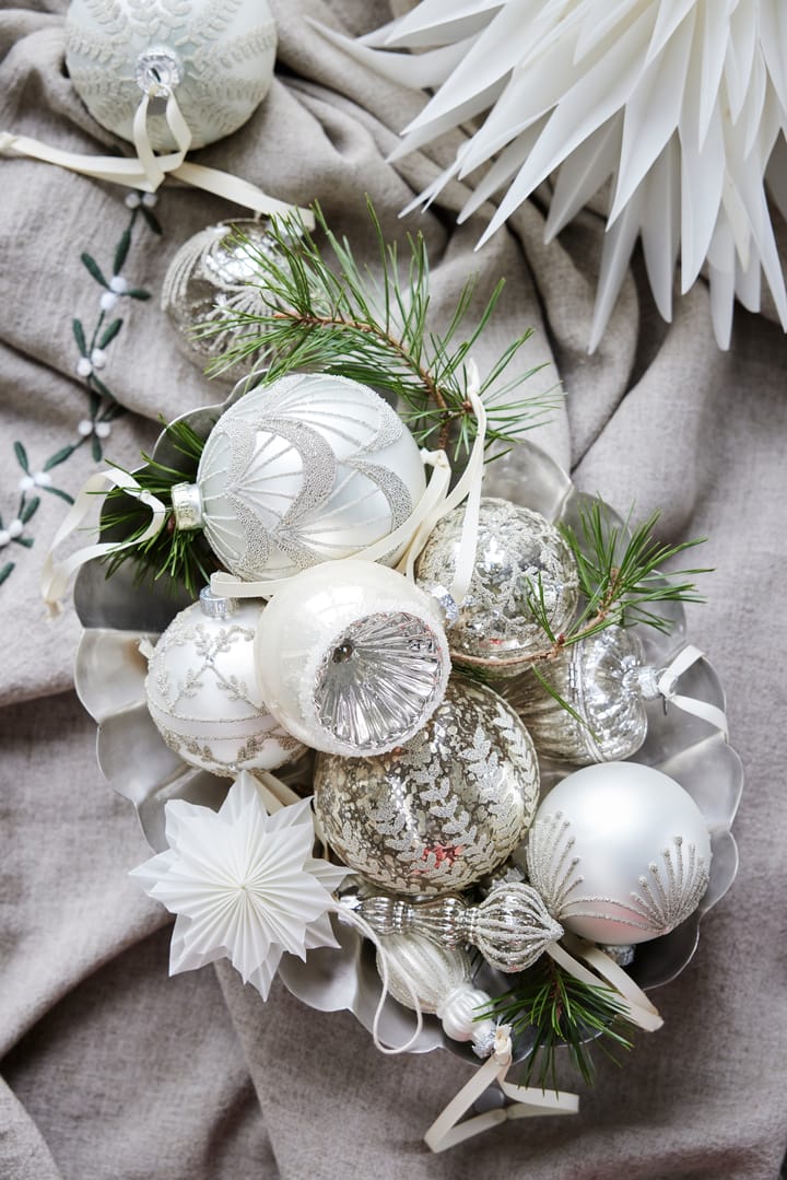 Colgante decorativo Palisa estrella 10 cm, Off white Lene Bjerre