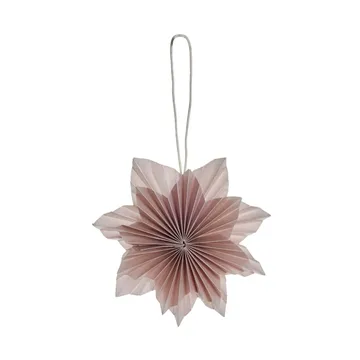 Colgante decorativo Palisa flor 10 cm - Dark rose - Lene Bjerre