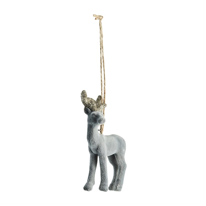 Colgante navideño Jalia ciervo 9 cm, gris oscuro Lene Bjerre