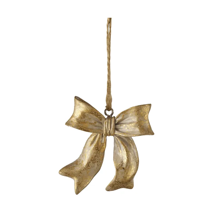 Colgante Serafina bow - Dorado, 6x2,5x6,7 cm - Lene Bjerre