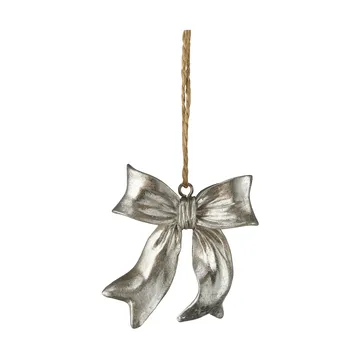 Colgante Serafina bow - Plateado, 6x2,5x6,7 cm - Lene Bjerre