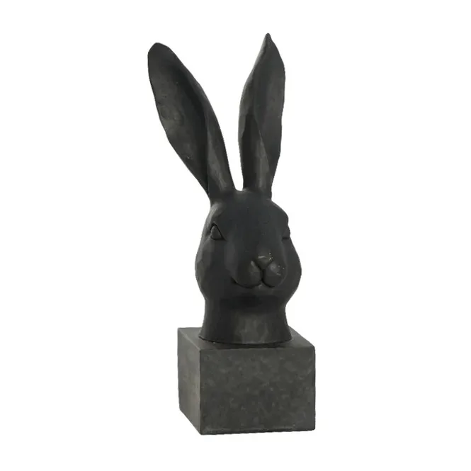 Conejo de Pascua Semina busto 26 cm, Black Lene Bjerre
