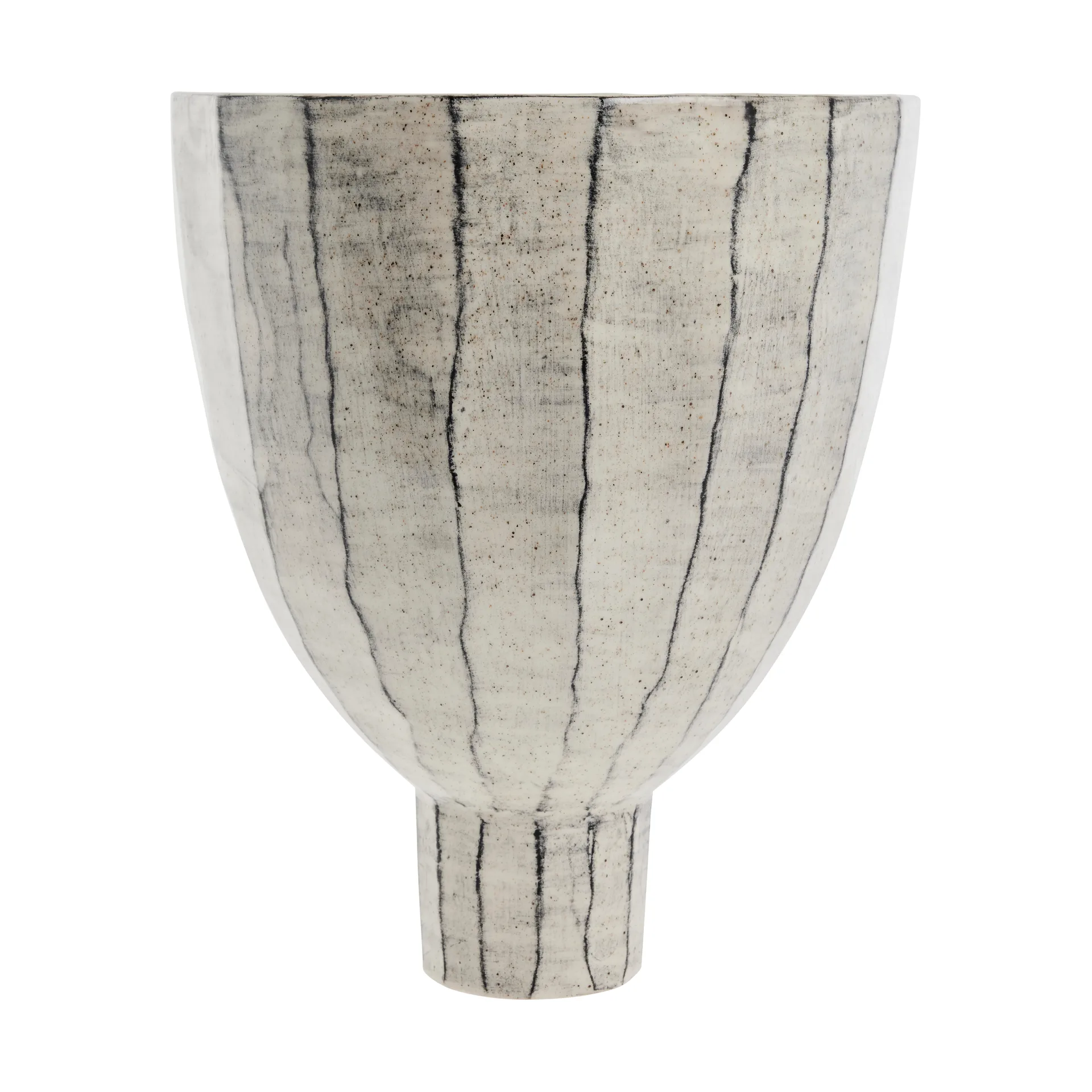 Cuenco decorativo Cassie Ø28 cm, Off White-Black Lene Bjerre