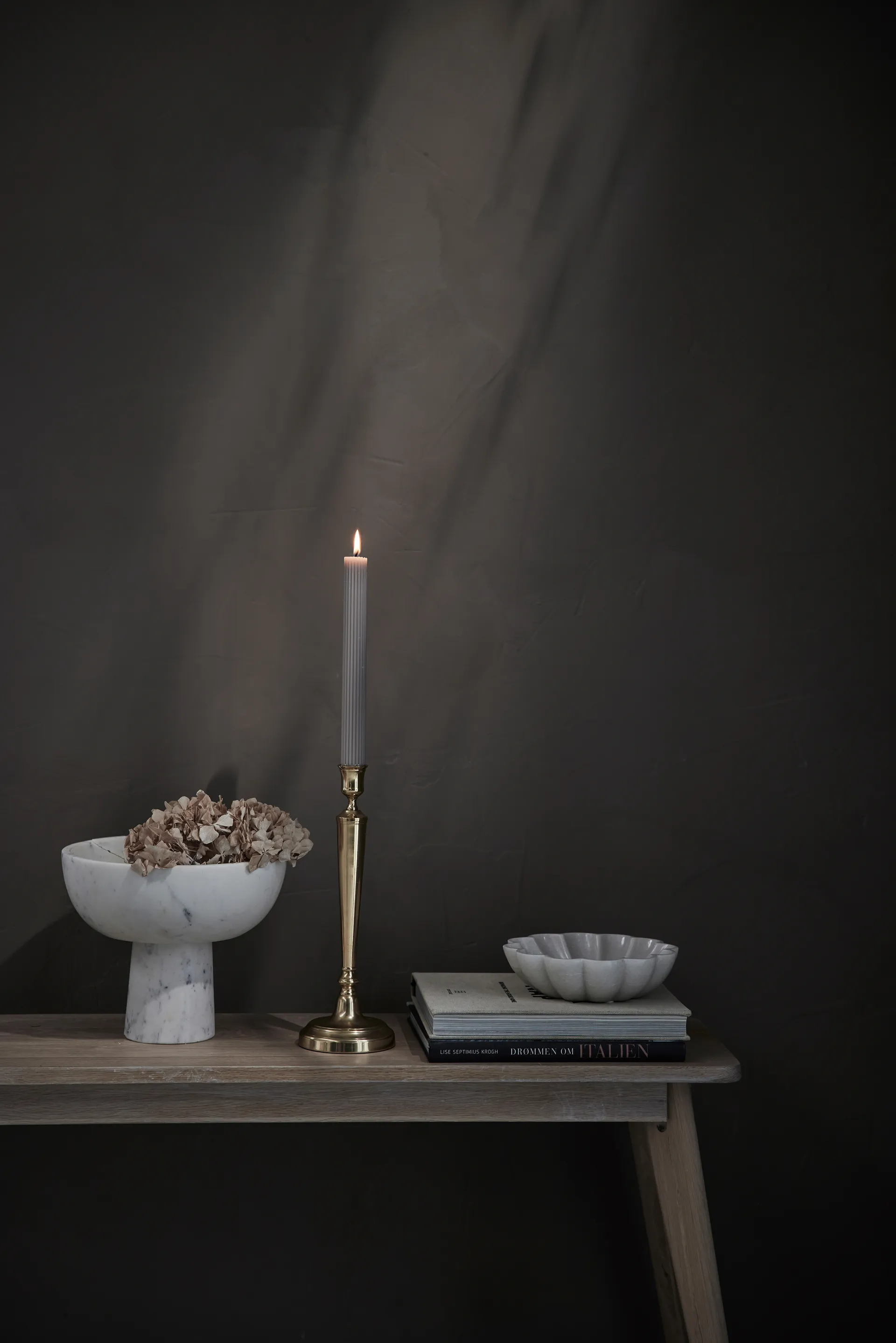 Cuenco decorativo Ellia Ø25 cm, Blanco Lene Bjerre