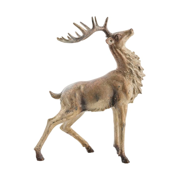 Decoración ciervo Daisy 41,5 cm - Latón antiguo - Lene Bjerre