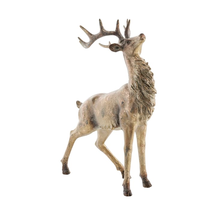 Decoración ciervo Daisy 41,5 cm, Latón antiguo Lene Bjerre