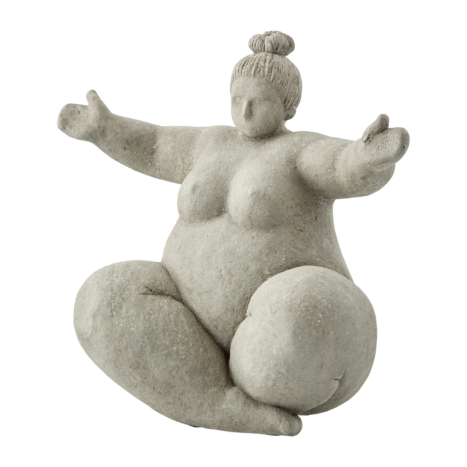 Decoración Serafina mujer brazos abiertos 24 cm, Grey Lene Bjerre