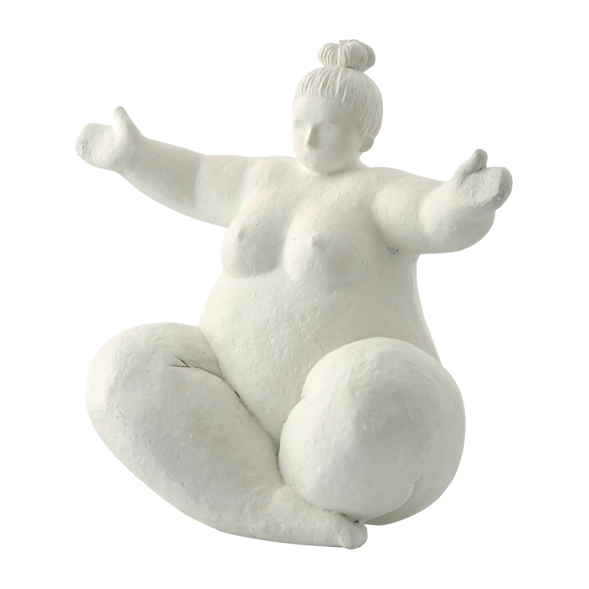 Decoración Serafina mujer brazos abiertos 24 cm, White Lene Bjerre