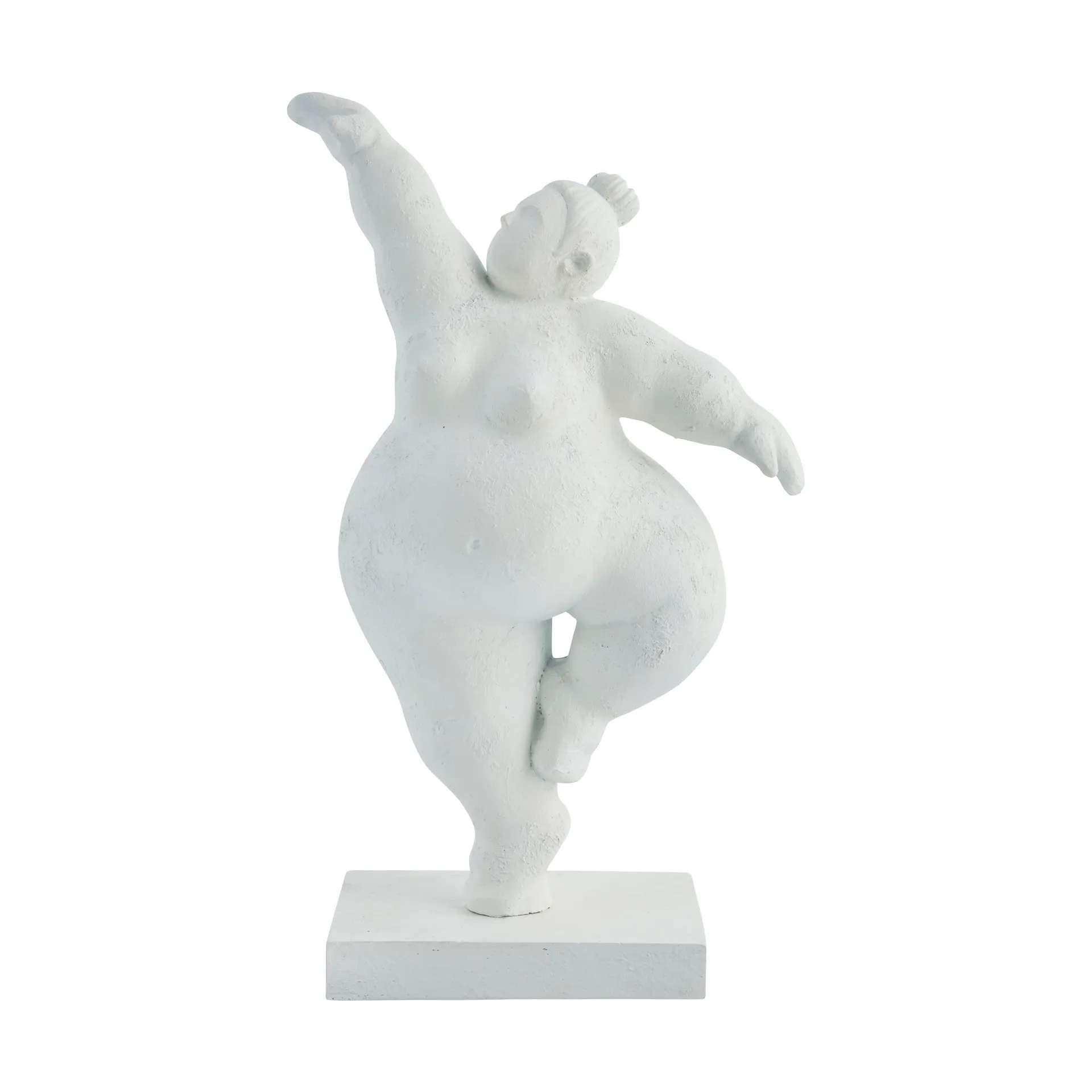 Decoración Serafina mujer en puntas de pie 28,8 cm, White Lene Bjerre