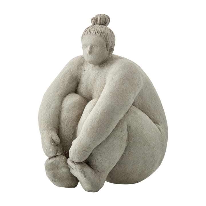 Decoración Serafina mujer sentada 24 cm - Grey - Lene Bjerre