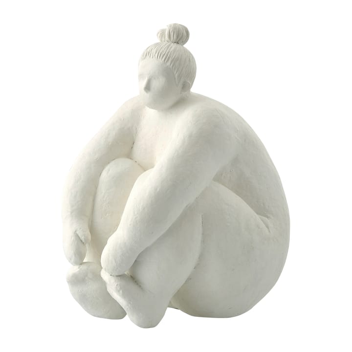 Decoración Serafina mujer sentada 24 cm - White - Lene Bjerre