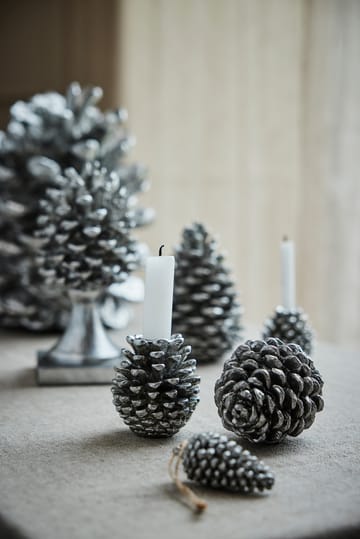 Decoración Serafina piña 10,5 cm - Plateado antiguo - Lene Bjerre
