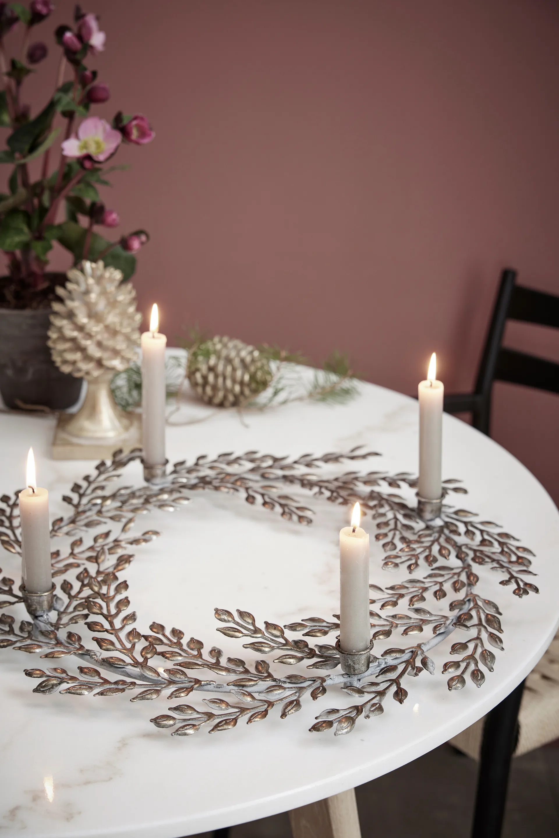 Decoración Serafina piña 8,3 cm, Dorado claro Lene Bjerre