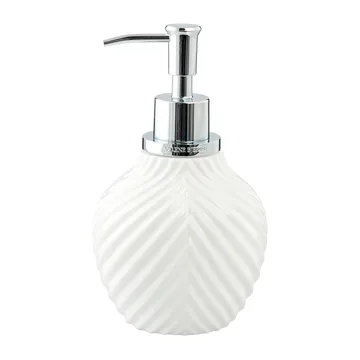 Dispensador de jabón Milda 17,5 cm - White-silver - Lene Bjerre
