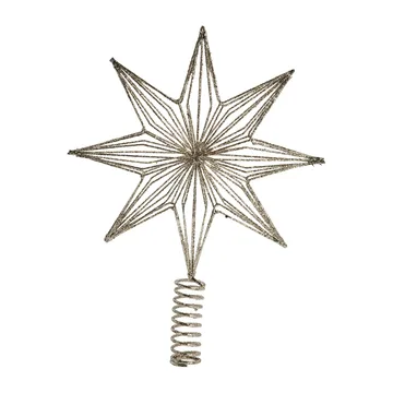 Estrella de árbol de navidad Alivinne 31 cm - light gold - Lene Bjerre