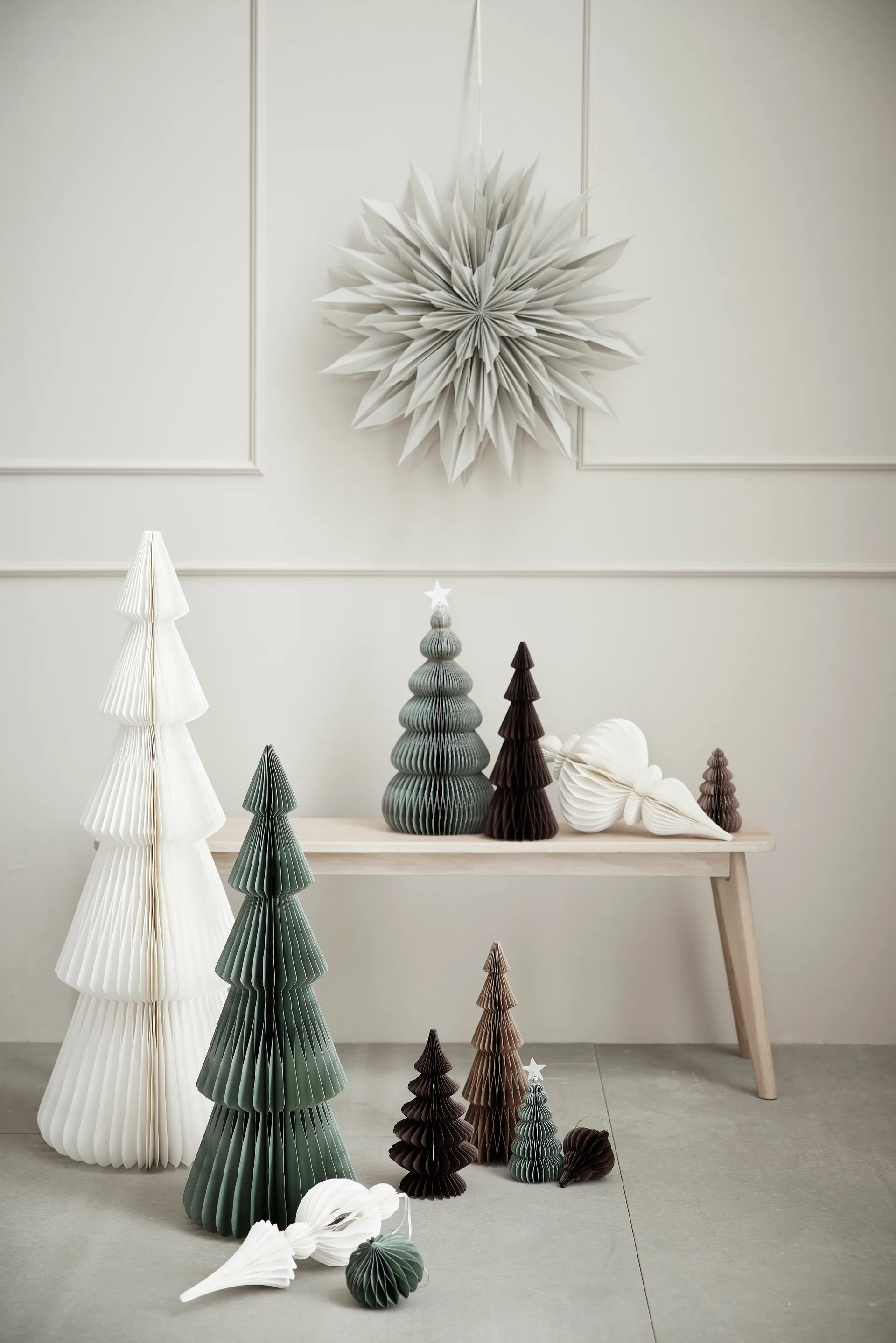 Estrella decorativa Palisia Ø60 cm, Light grey Lene Bjerre