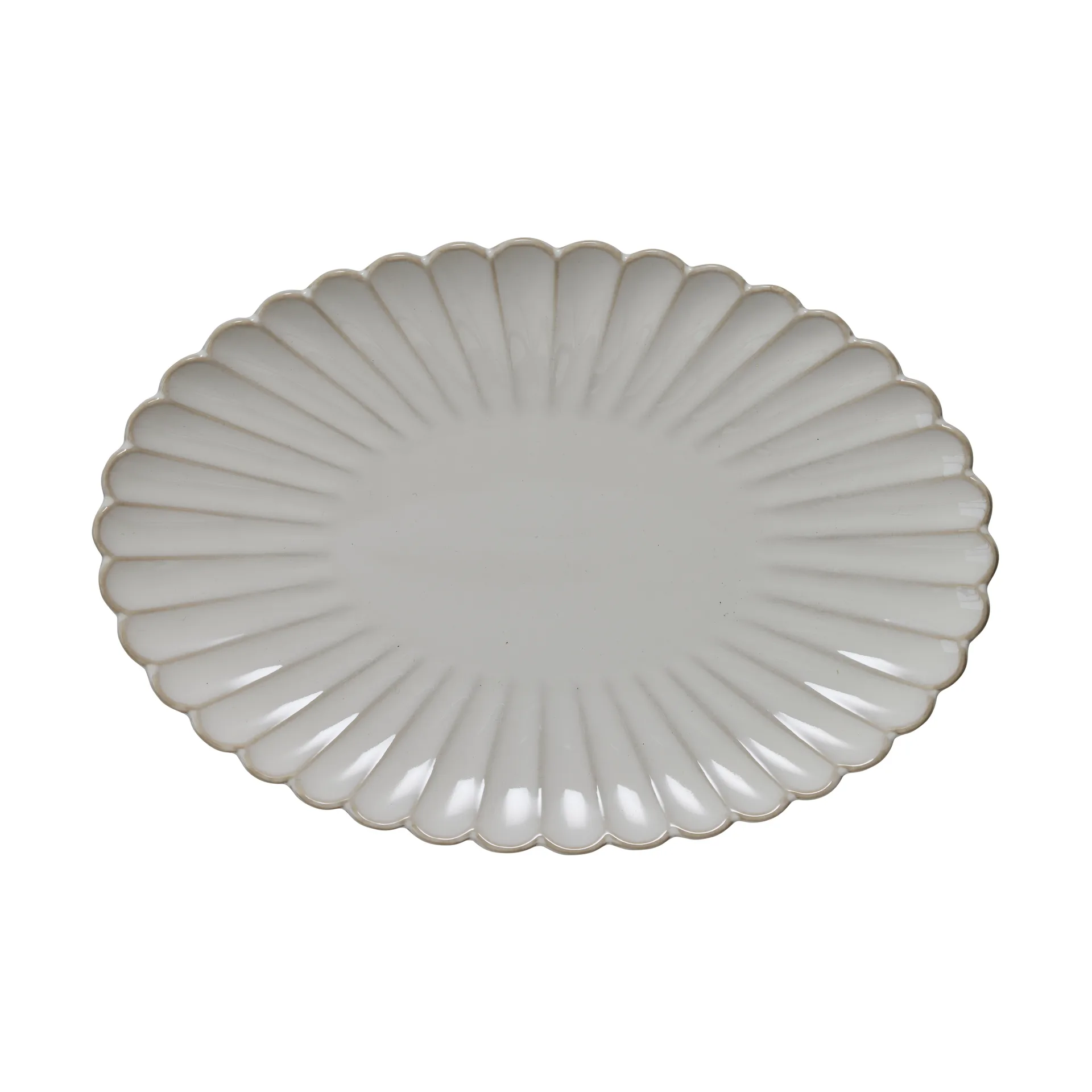 Fuente de servir Camille 30,5x21 cm, Off White Lene Bjerre