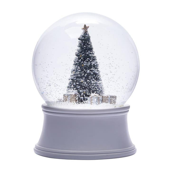 Globo de nieve Snovia abeto 15 cm, blanco-transparente Lene Bjerre