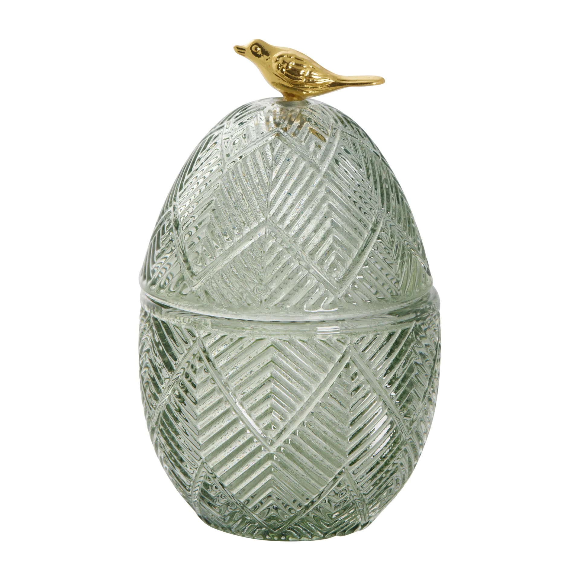 Huevo de pascua Esmia 15 cm, Green-light gold Lene Bjerre