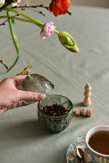 Huevo de pascua Esmia 15 cm - Green-light gold - Lene Bjerre