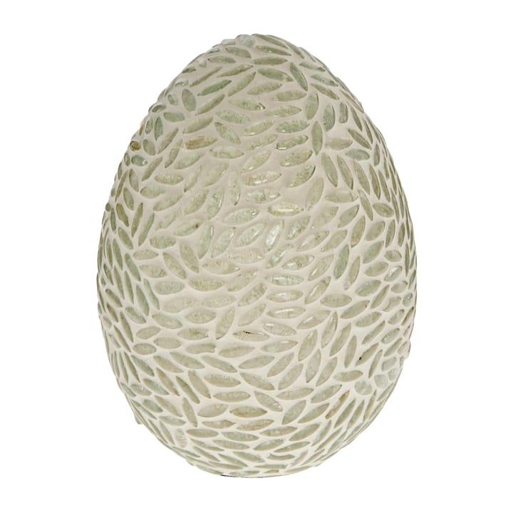Huevo de pascua Murilia clear-white - 15 cm - Lene Bjerre