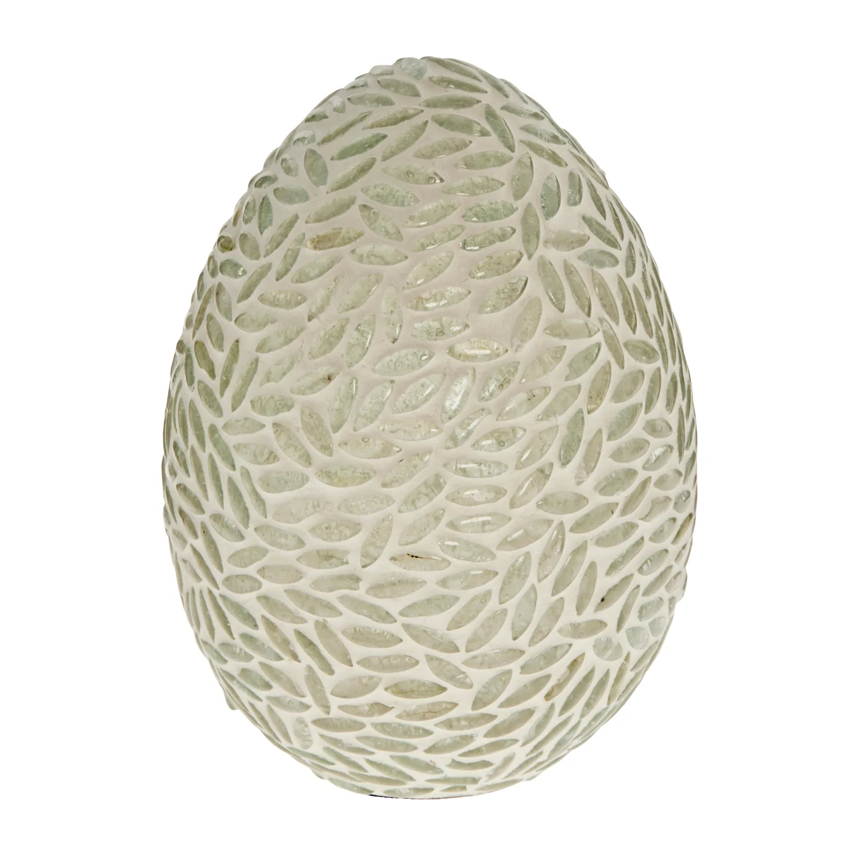 Huevo de pascua Murilia clear-white, 15 cm Lene Bjerre