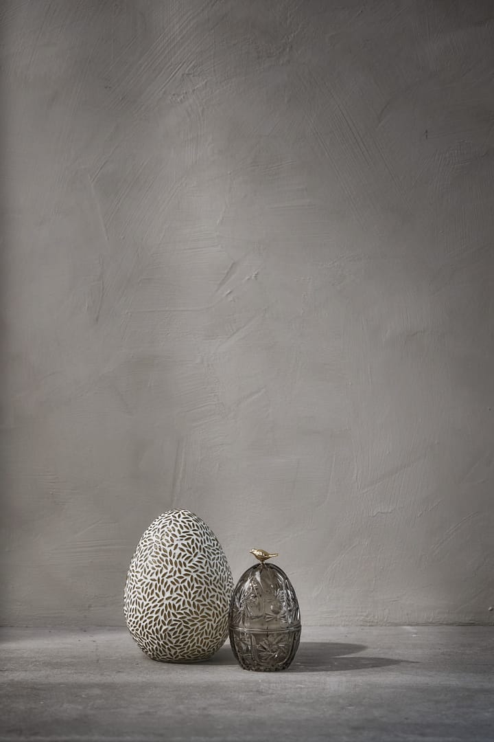 Huevo de pascua Murilia clear-white, 20 cm Lene Bjerre