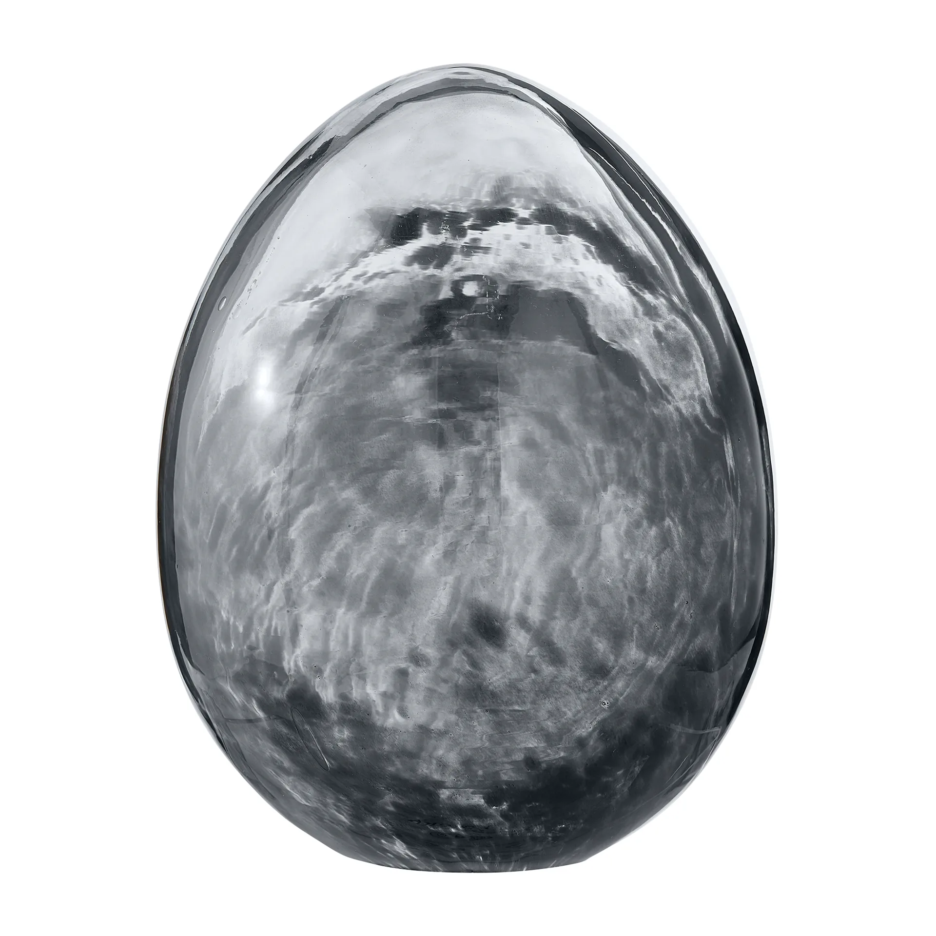Huevo decorativo Murina 15 cm, Clear-black Lene Bjerre