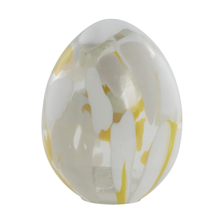 Huevo decorativo Murina 15 cm - White-mellow - Lene Bjerre