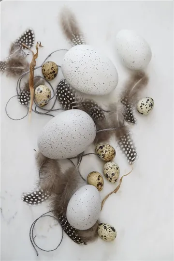 Huevo decorativo Sevinia 4,5 cm - White - Lene Bjerre