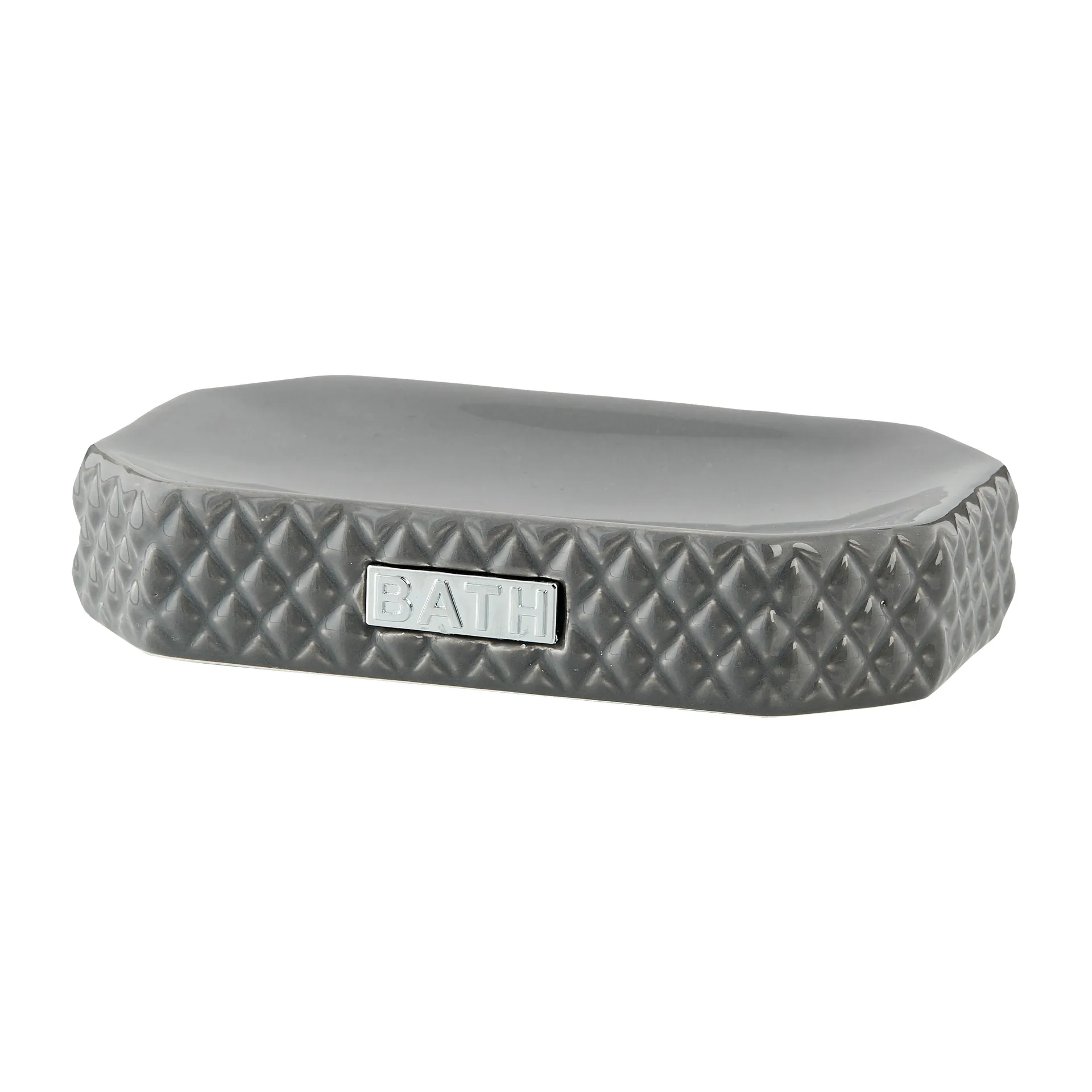 Jabonera Marion 13,5x9 cm, Monument grey-silver Lene Bjerre