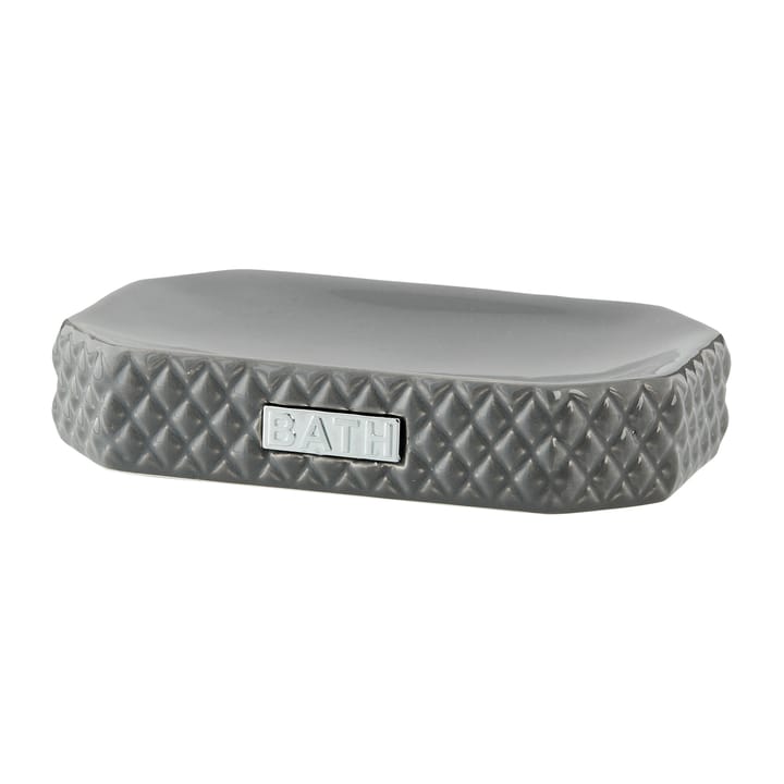 Jabonera Marion 13,5x9 cm - Monument grey-silver - Lene Bjerre