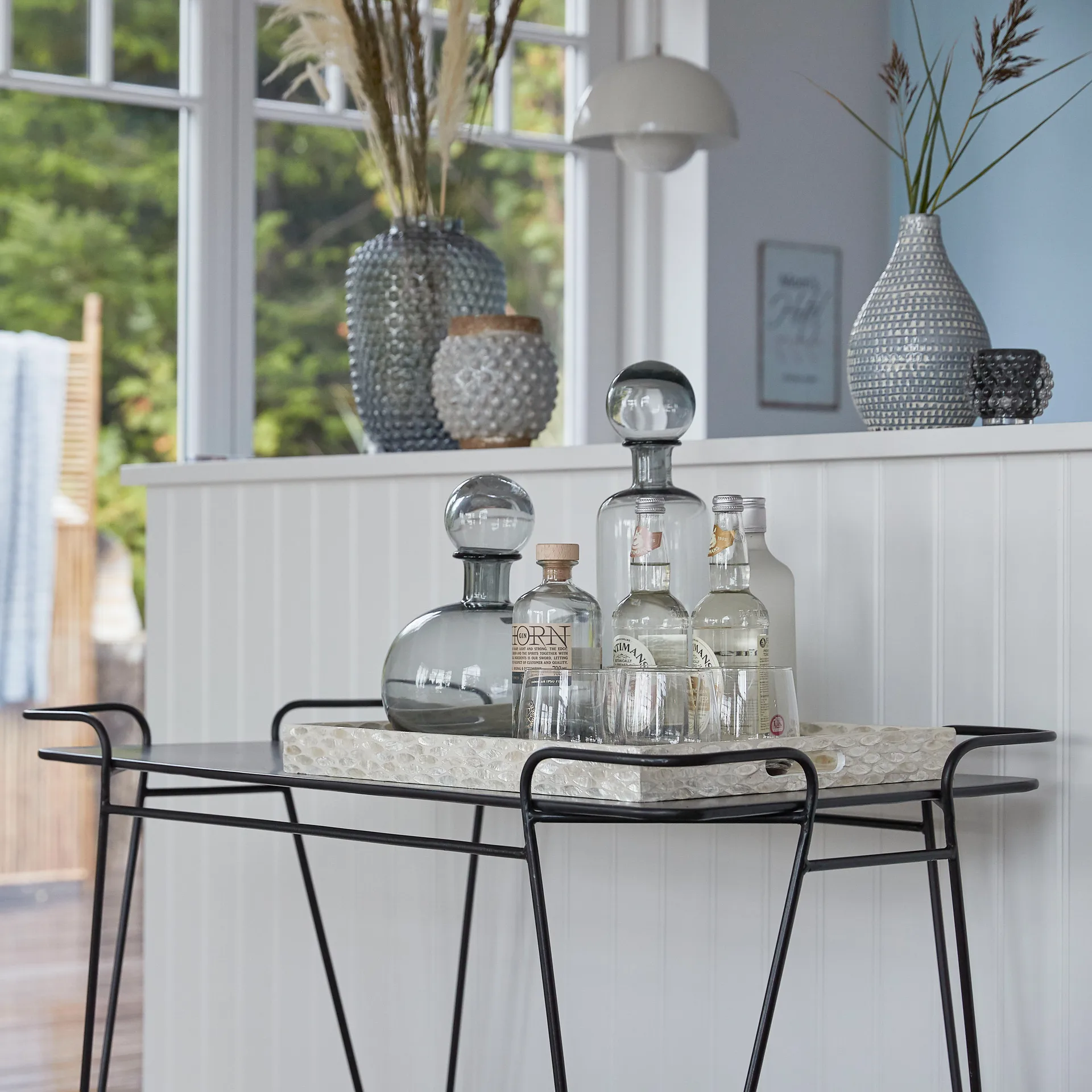 Jarra Hedria 27,5 cm, Smoked grey Lene Bjerre