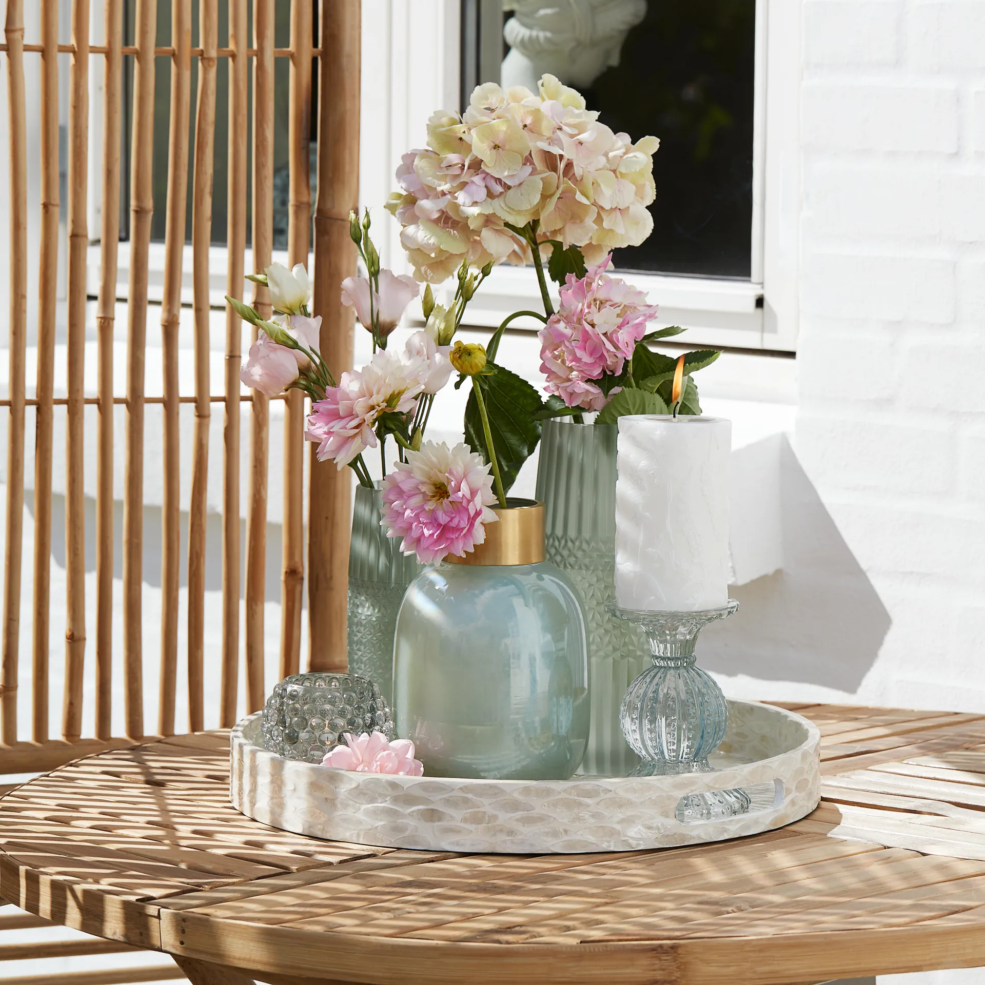 Jarrón Alma 33 cm, Iceberg green Lene Bjerre