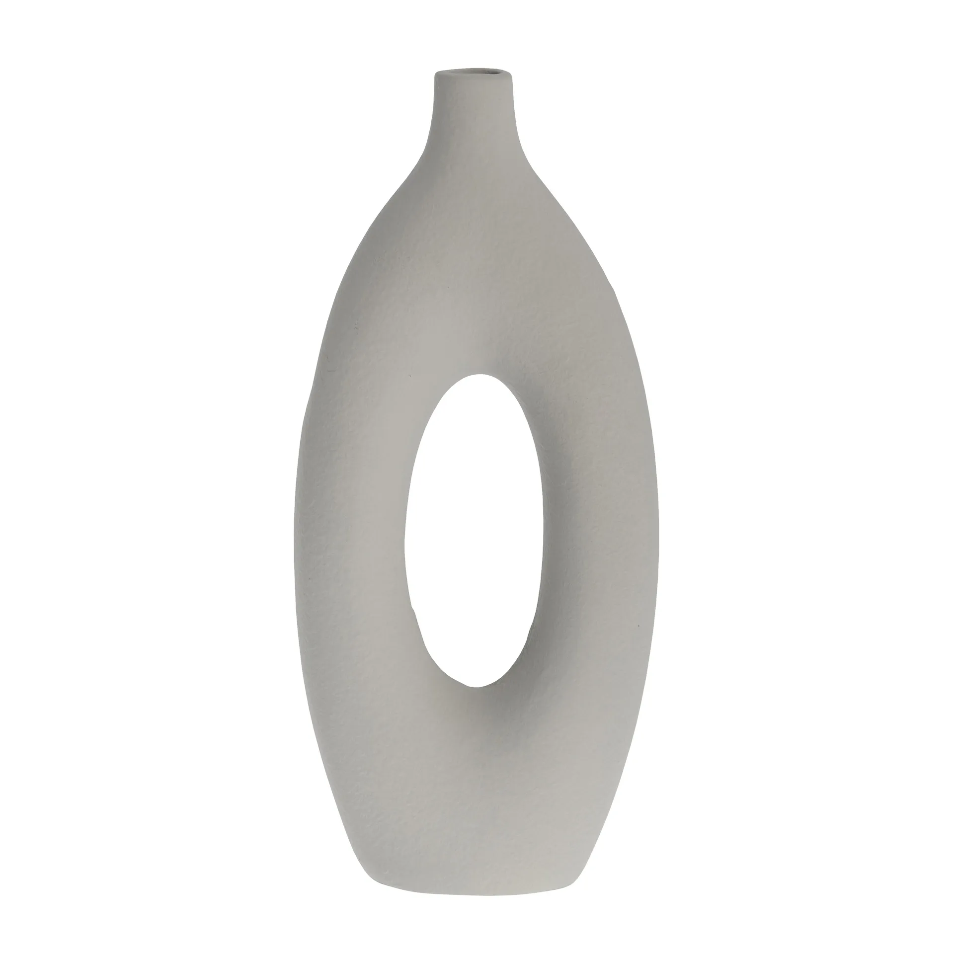 Jarrón Catia 33 cm, gris plateado Lene Bjerre