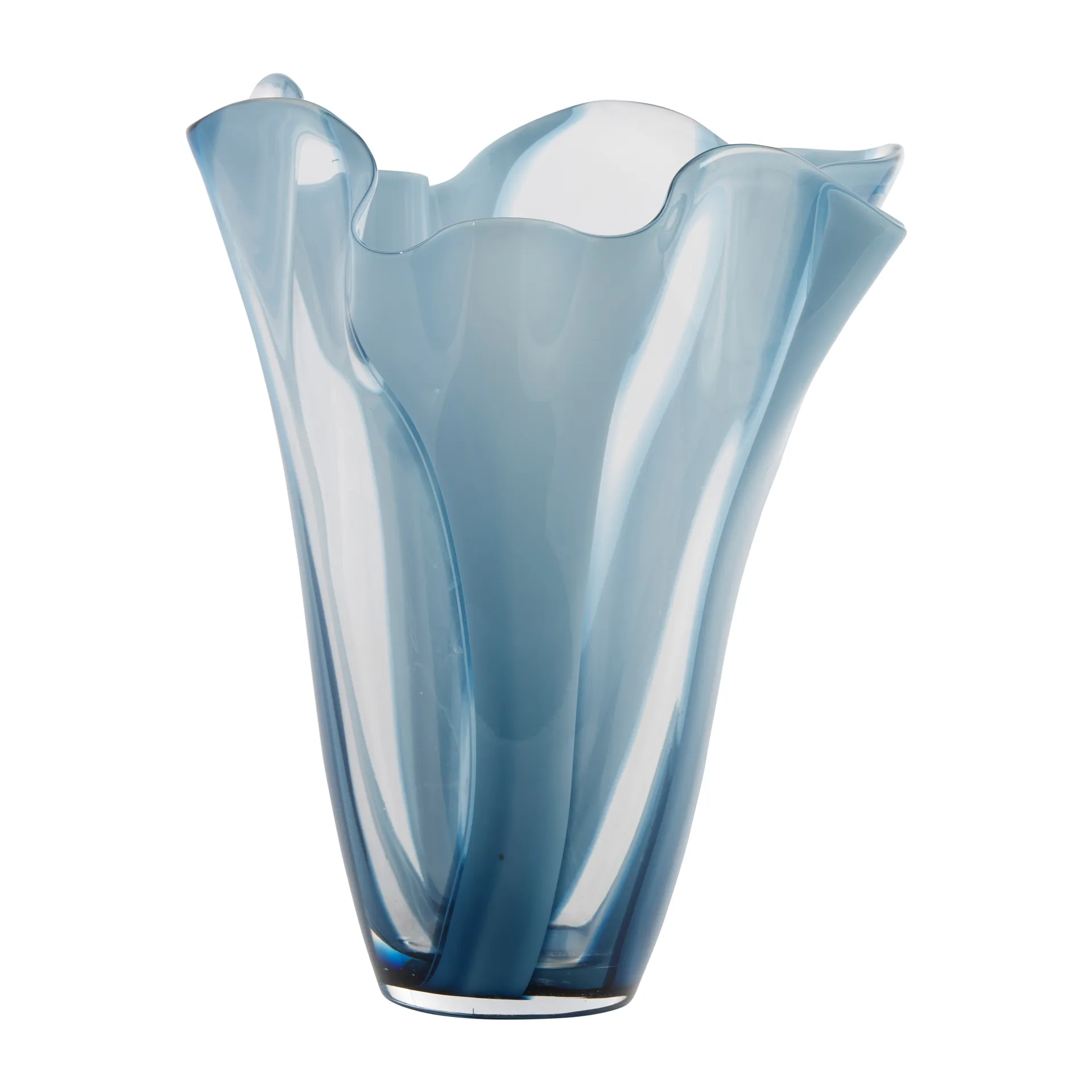 Jarrón Domia Ø20 cm, Blue-clear Lene Bjerre