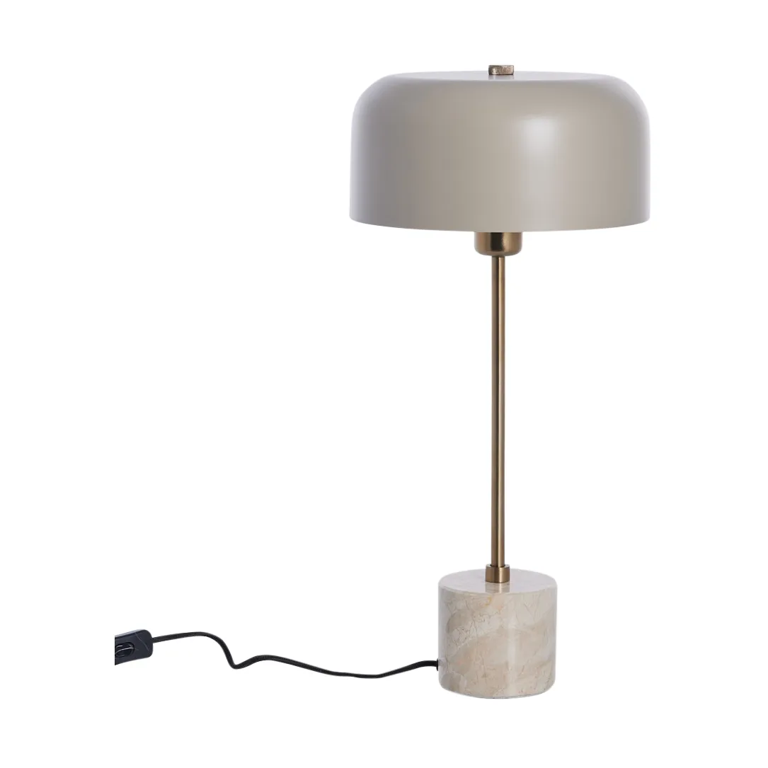 Lámpara de mesa Sofillia 53 cm, Linen-Light gold Lene Bjerre