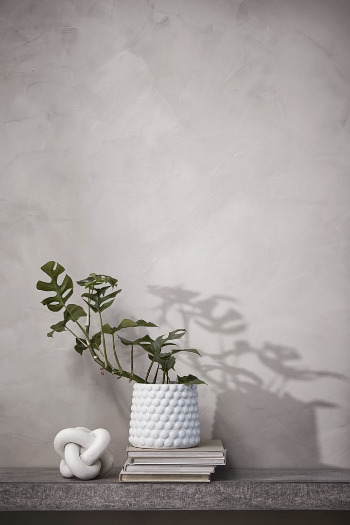 Maceta Dotsie Ø18 cm, White Lene Bjerre