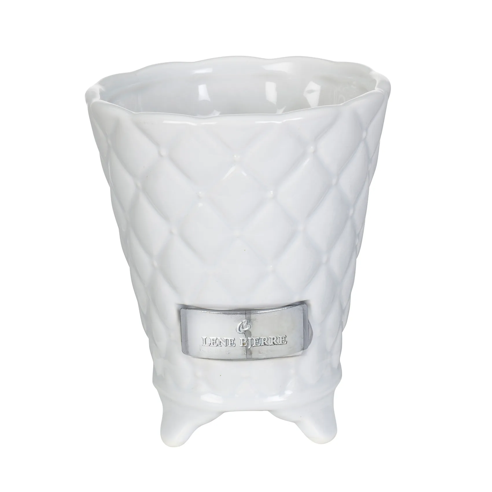 Maceta Precious Ø10 cm, blanco Lene Bjerre