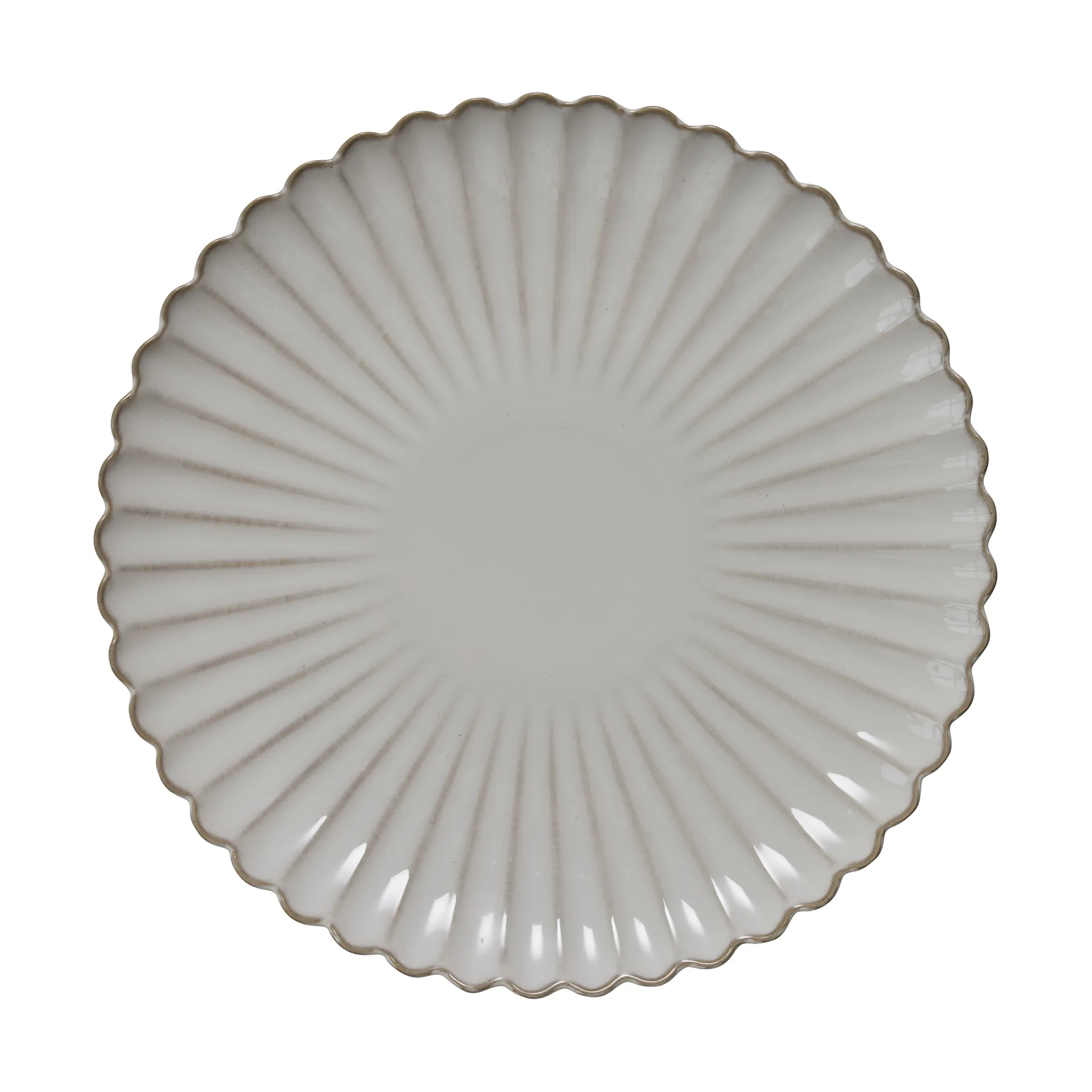 Plato Camille Ø27 cm, Off White Lene Bjerre